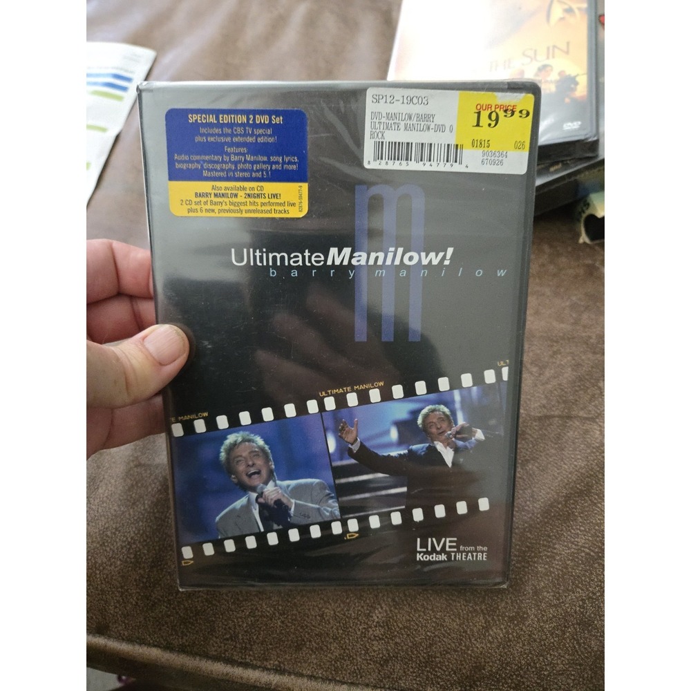 ULTIMATE MANILOW LIVE KODAK THEATRE 2003 DVD NEW SEALED